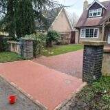 Small Resin Bound Driveway Entrance