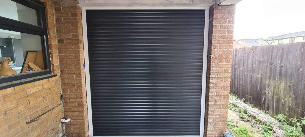 Electric Roller Shutter Garage Door installed in Werrington Peterborough