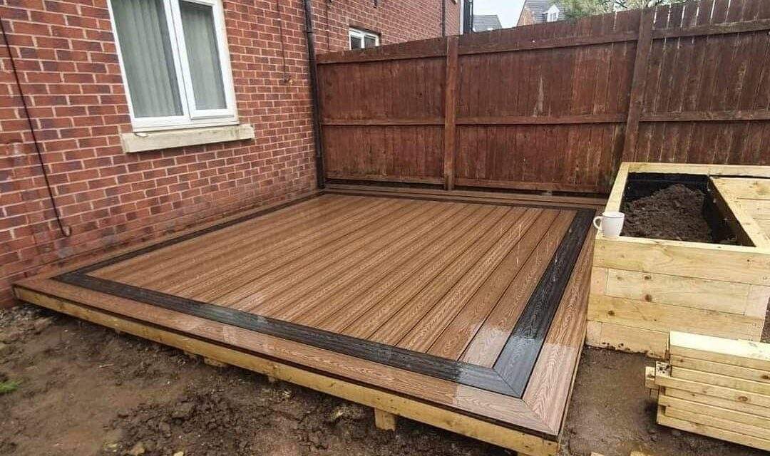 New Composite Decking installed in Peterborough