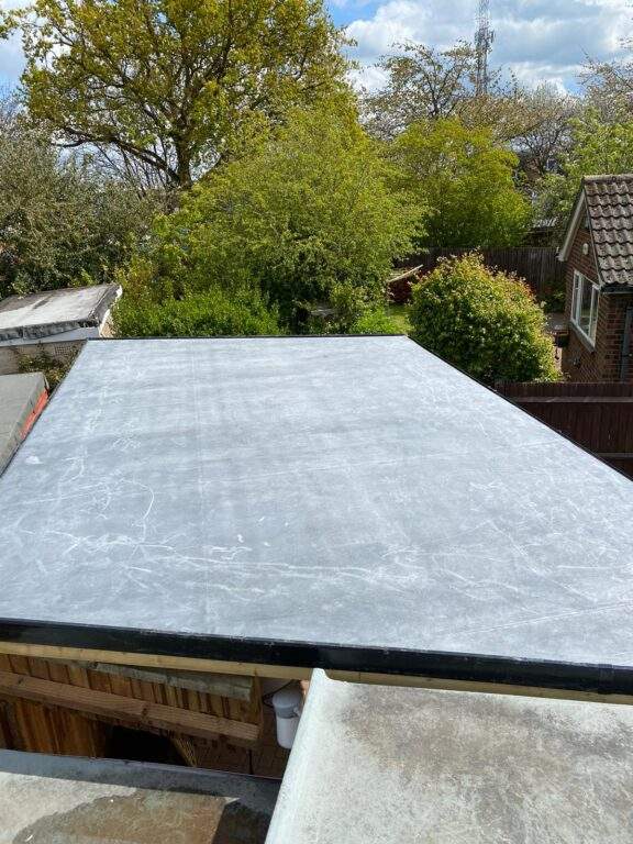 EPDM Rubber Roof installed in Orton Peterborough
