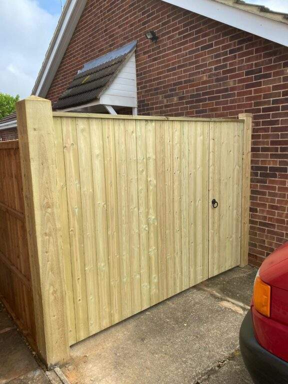 Tongue and Groove Gate installed in Helpston
