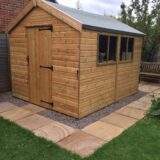 Patio shed base installed in Peterborough
