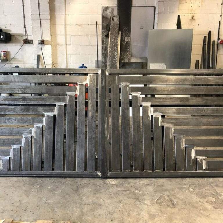 Driveway gates fabricated