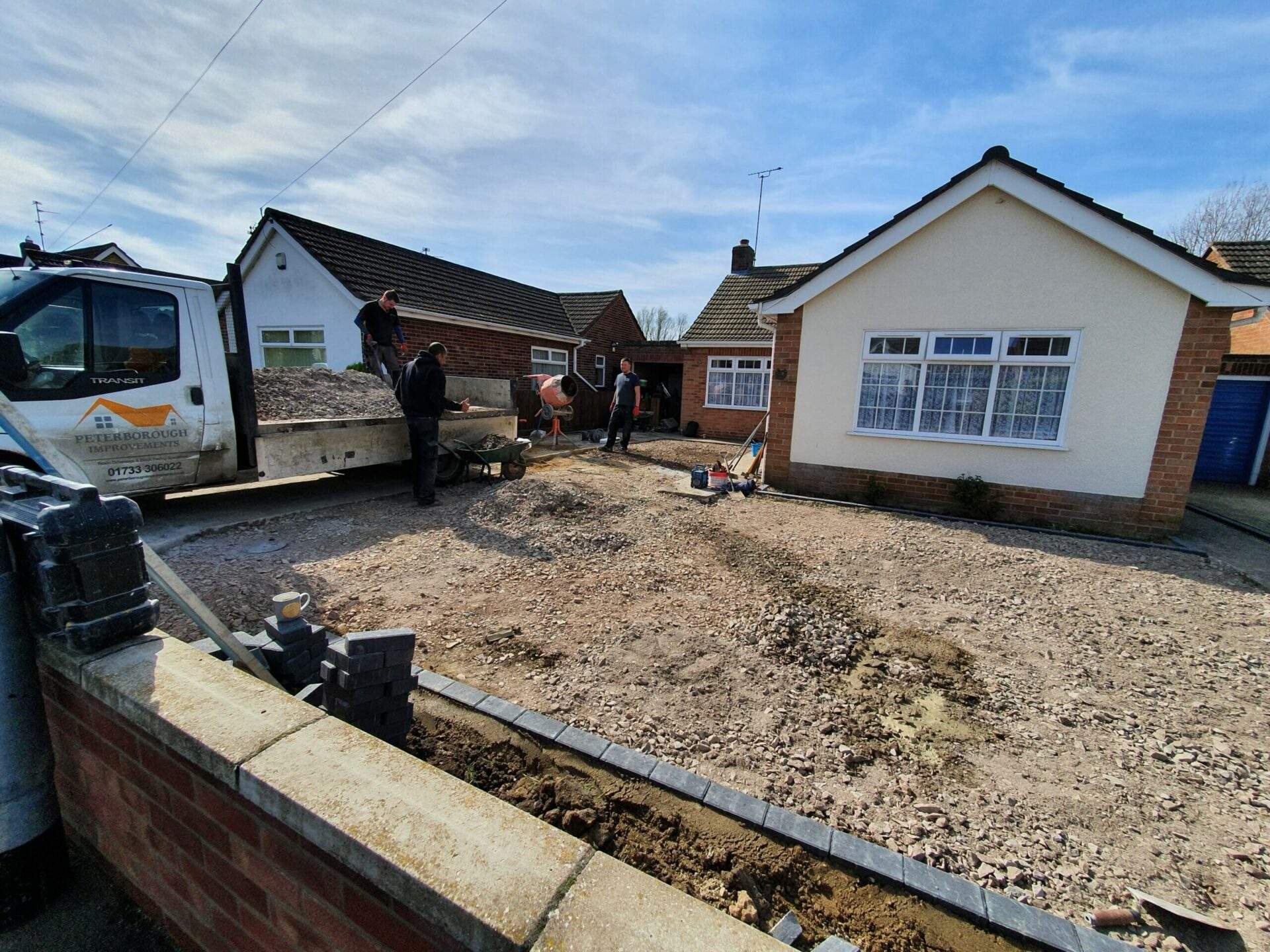 Excavation for Resin Driveway in Gunthorpe