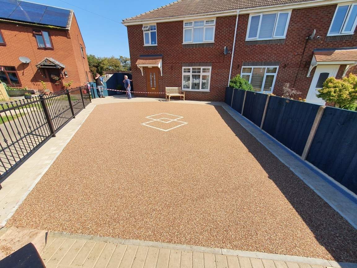 Finished Resin Bound Driveway