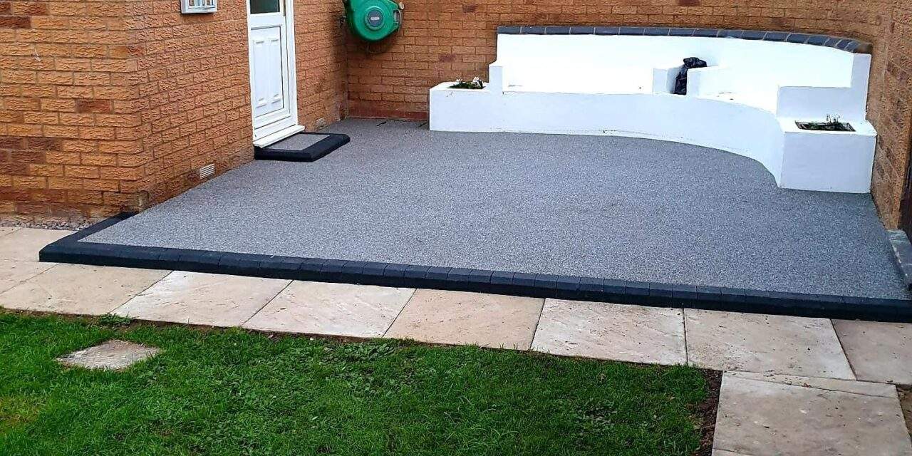 Resin Bound Patio Completed in Crowland