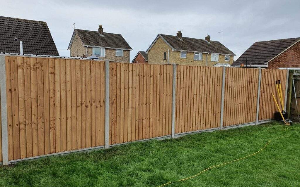Featheredge Fencing Panels installed in Whittlesey