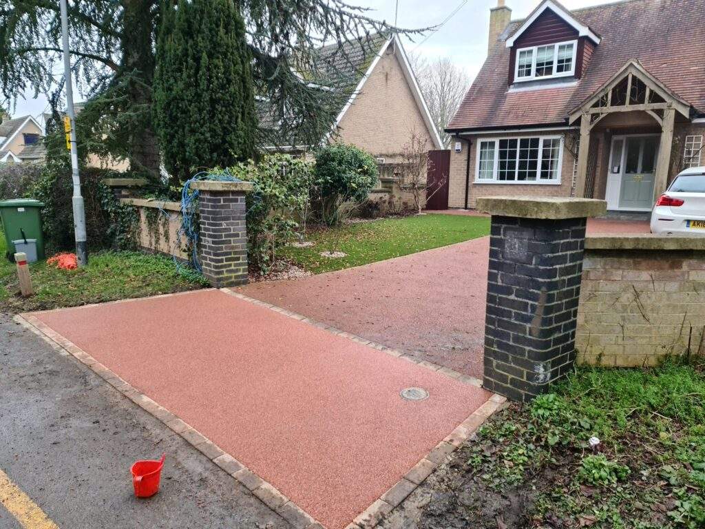 Small Resin Bound Driveway Entrance