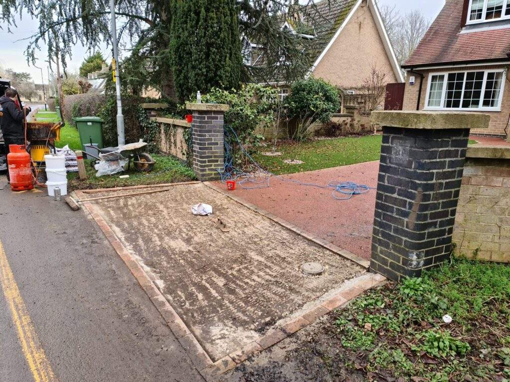Extending a Resin Driveway area