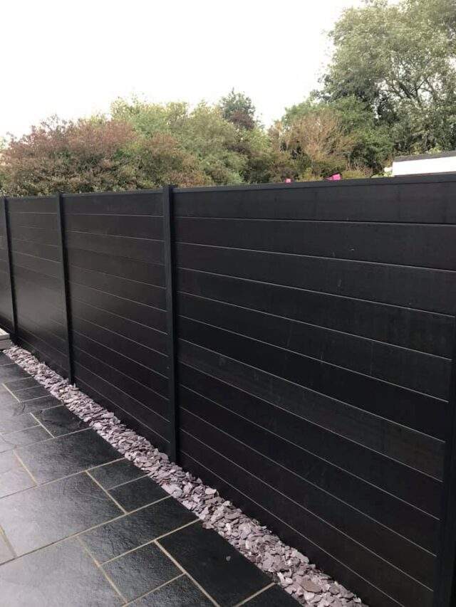 Black Composite Fencing Peterborough