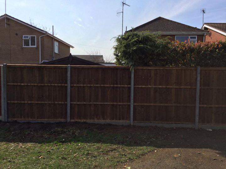 Absolutely top notch job on my garden fencing